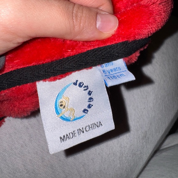 Kids Spiderman Fleece Onesie - Picture 3 of 3